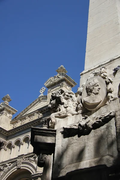 Kašna v aix en provence, detail — Stock fotografie