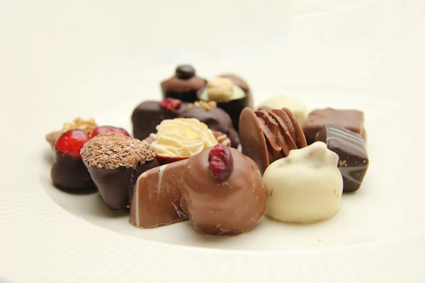 Шоколад класса люкс в Бельгии — стоковое фото