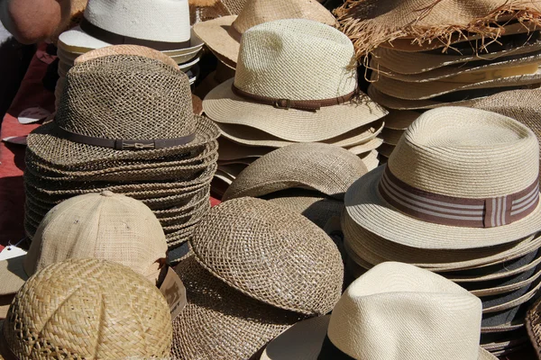 Cappelli panama — Foto Stock