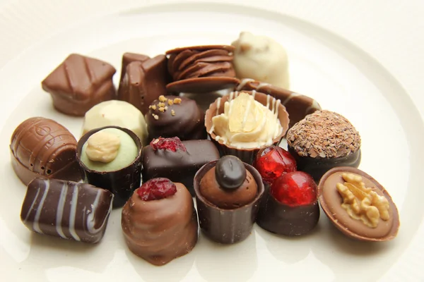 Výborné čokolády — Stock fotografie