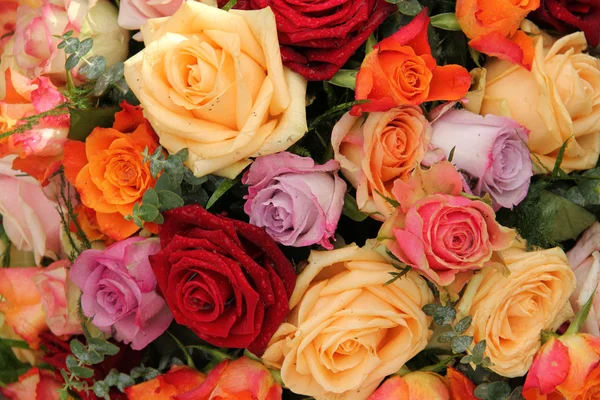 Colorful rose bouquet — Stock Photo, Image