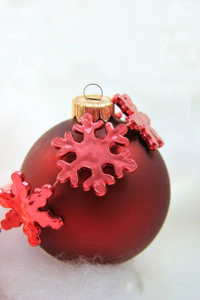 Red christmas decorations — Stock Photo, Image