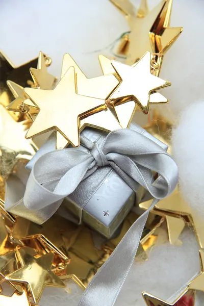 De gift van Kerstmis en decoraties — Stockfoto