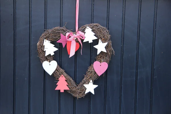 Heart shaped wreath — Stock Photo, Image