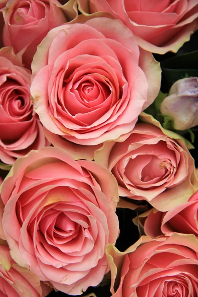 Bridal arrangement, pink flowers — Stock Photo, Image