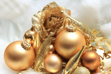 Altın christmas dekorasyon