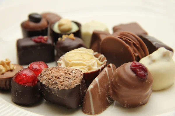 Deliciosos chocolates — Foto de Stock