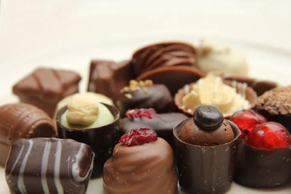 Cioccolatini di lusso Belgio — Foto Stock