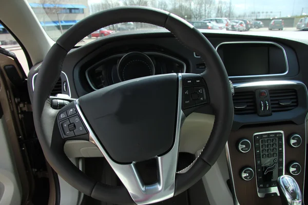 Modern car interior — Stock Photo, Image