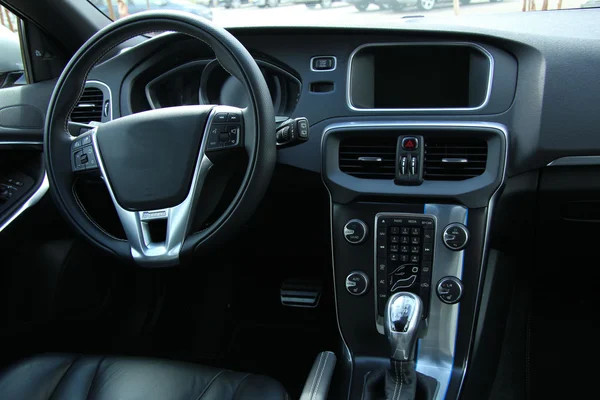 Moderne auto-interieur — Stockfoto