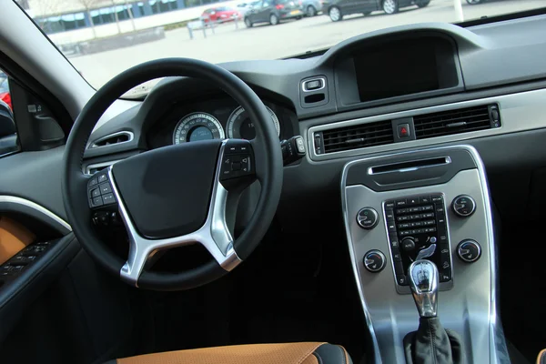 Moderne auto-interieur — Stockfoto