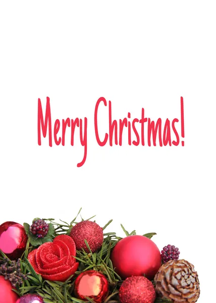 Christmas Centerpiece Christmas Card — Stock Photo, Image