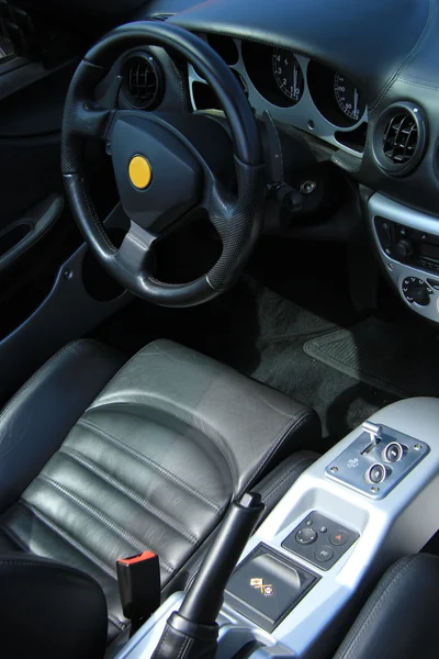 Luxe auto-interieur — Stockfoto