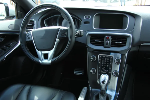 Moderne auto-interieur — Stockfoto