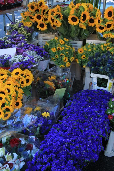 Blommor på en provencalsk marknad — Stockfoto
