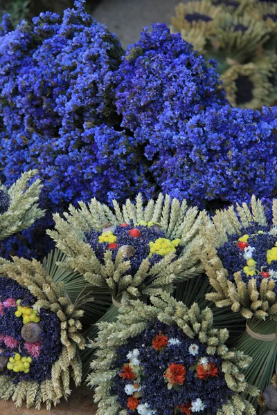 Lavender and wheat bouquets — Stock Photo, Image