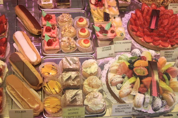 Lujosa pastelería francesa — Foto de Stock