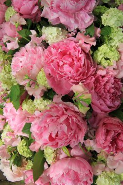 Peonies gelin bir aranjman