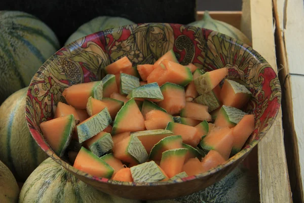 Pieces of melon — Stock Photo, Image