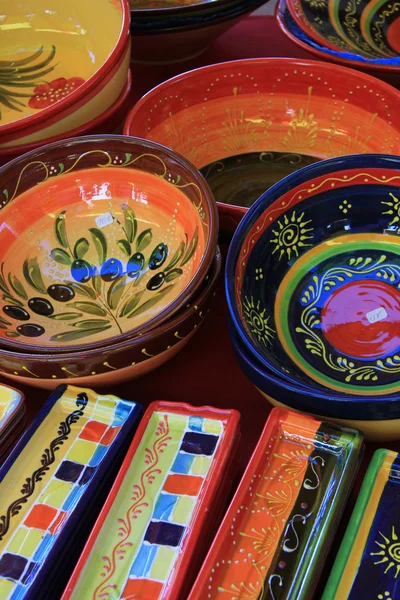 Keramiky na trhu — Stock fotografie