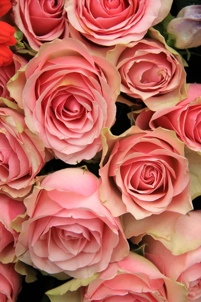 Bridal arrangement, pink flowers — Stock Photo, Image