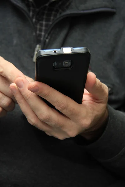 Man with smartphone — Stock Photo, Image