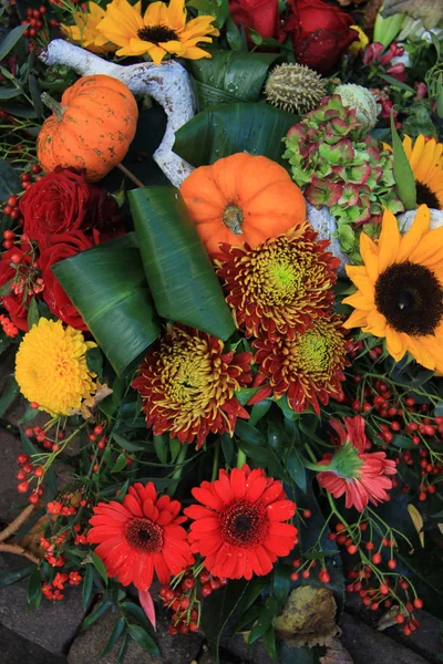 Thanksgiving blomsteruppsättningar — Stockfoto