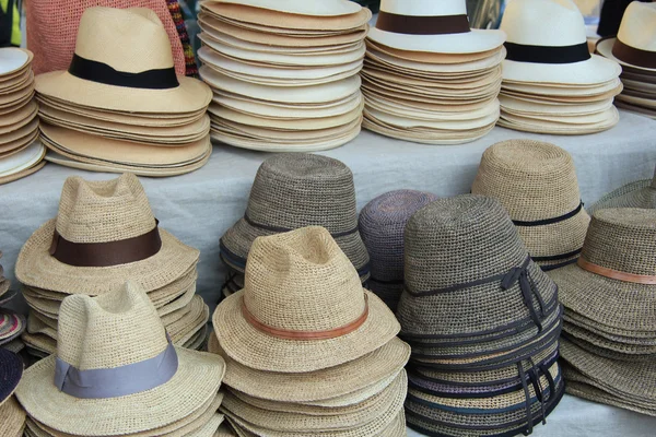 Cappelli panama — Foto Stock