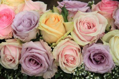 pastel gül gelin düzenleme