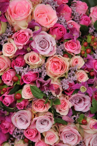 Flores de boda de pastel — Foto de Stock