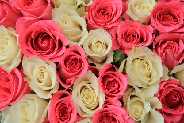 Arrangement nuptial en rose et blanc — Photo