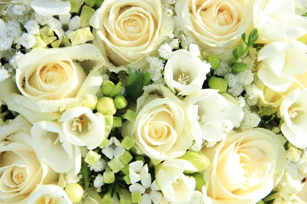 White wedding arrangement — Stock Photo, Image