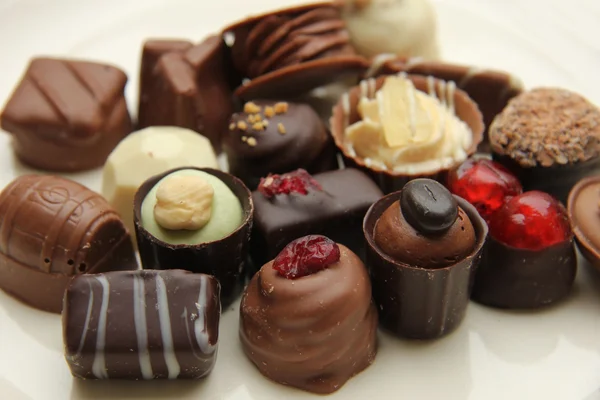 Deliciosos chocolates — Foto de Stock