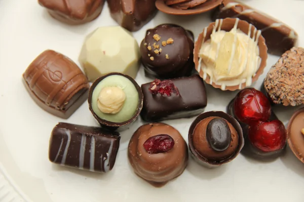 Lezzetli çikolatalar — Stok fotoğraf