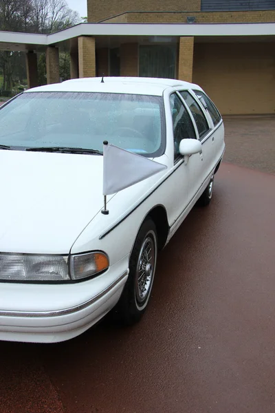 White hearse — Stock Photo, Image