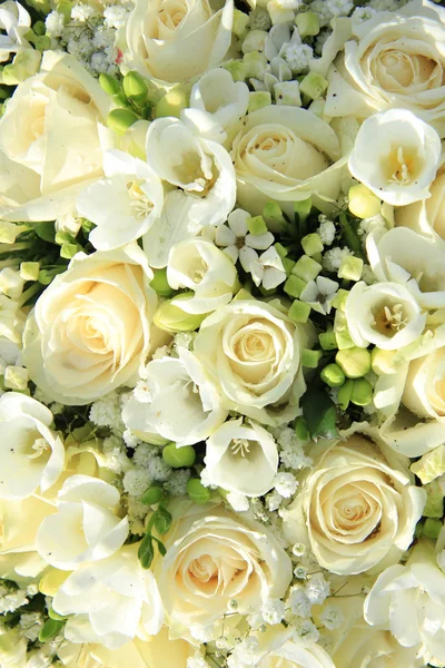 White wedding arrangement — Stock Photo, Image