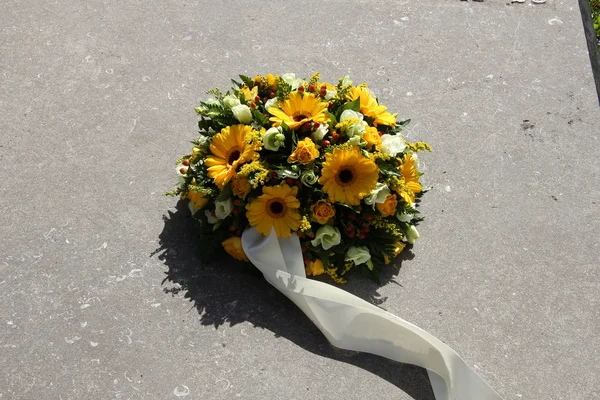 Sárga részvét virágok — Stock Fotó