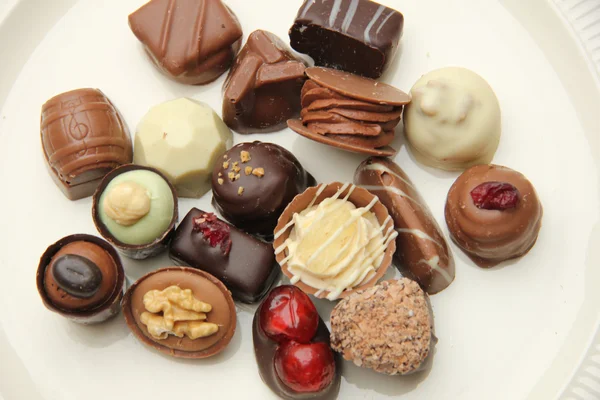 Chocolates de lujo Bélgica — Foto de Stock