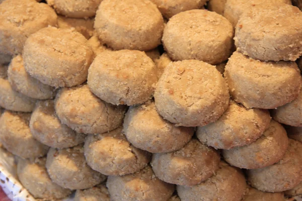 Biscoitos empilhados — Fotografia de Stock