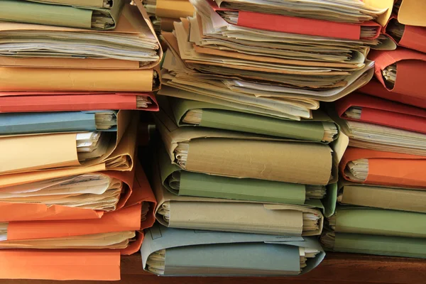 Pile of files — Stock Photo, Image