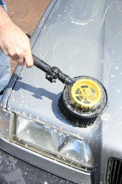 Handmatige Autowassen — Stockfoto