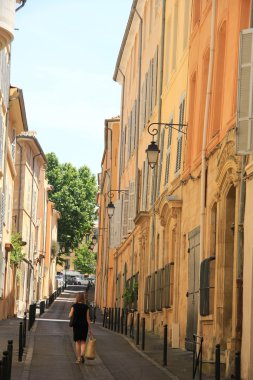 Street in Aix en Provence clipart