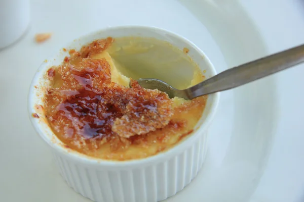 Sobremesas francesas: Creme brulee — Fotografia de Stock