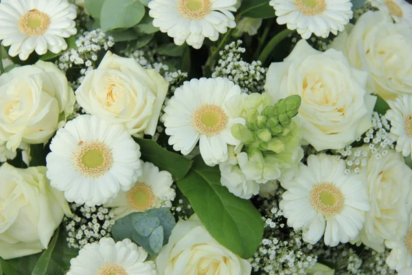 Weißes Hochzeitsarrangement — Stockfoto