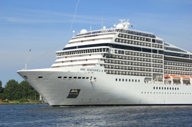 Velsen, Hollanda, 7 Temmuz 2014: msc magnifica