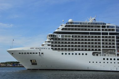 Velsen, Hollanda, 7 Temmuz 2014: msc magnifica