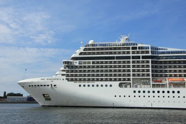 Velsen, Hollanda, 7 Temmuz 2014: msc magnifica