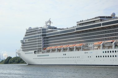 Velsen, Hollanda, 7 Temmuz 2014: msc magnifica