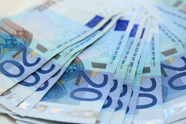 20 euro banknotes — Stock Photo, Image