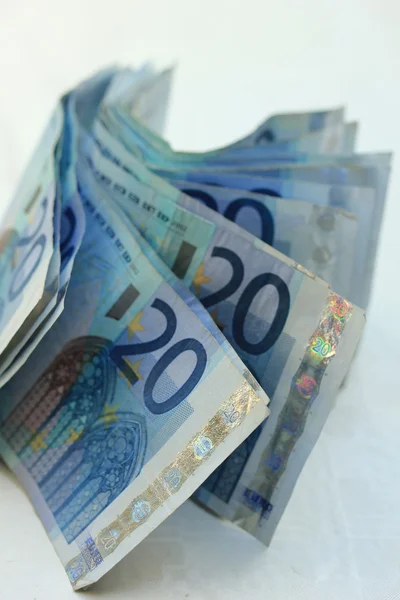 20 euro banknotes — Stock Photo, Image